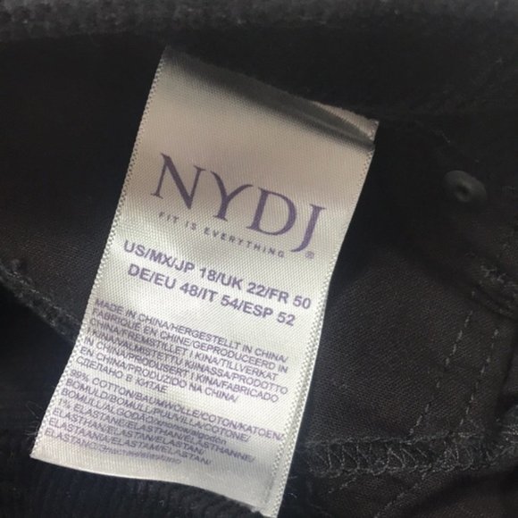 NYDJ Marilyn Double Snap Waist Straight Leg Jeans - Picture 6 of 7